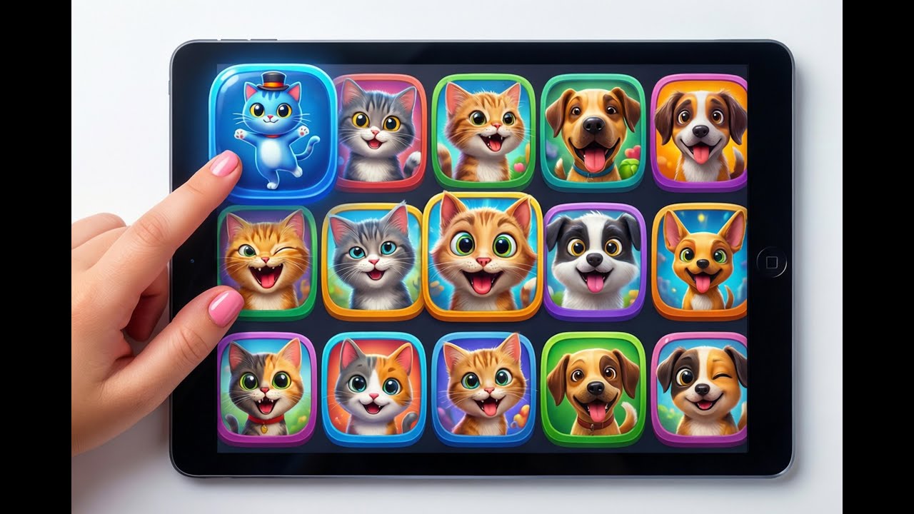 Talking Pets & Fun Games on My Tablet