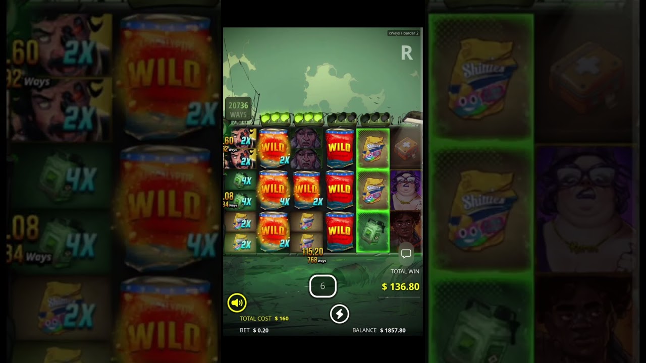 X-ways Hoarder 2 $160 Plunder Bonus Buy! Big Win! #nolimit #gamble #slots #hoarder2 #slot #bigwin