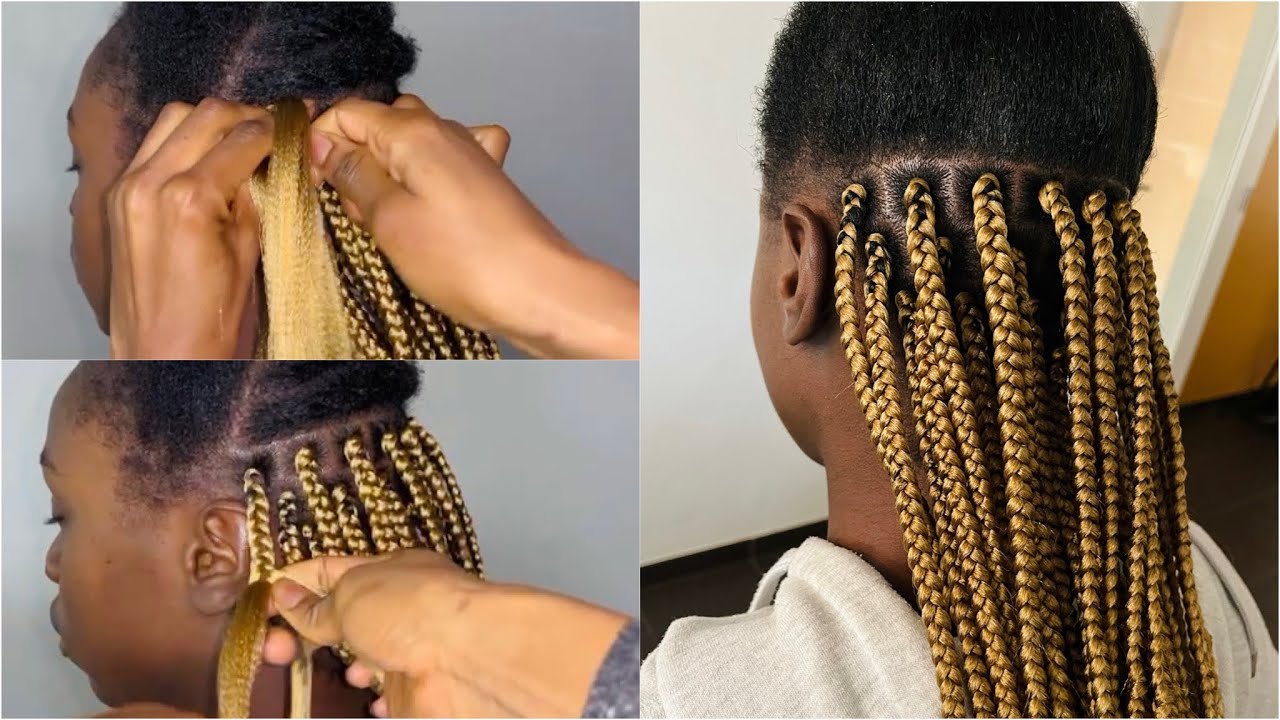 How To; Grip the roots of box braids using 2 methods | Beginners  friendly
