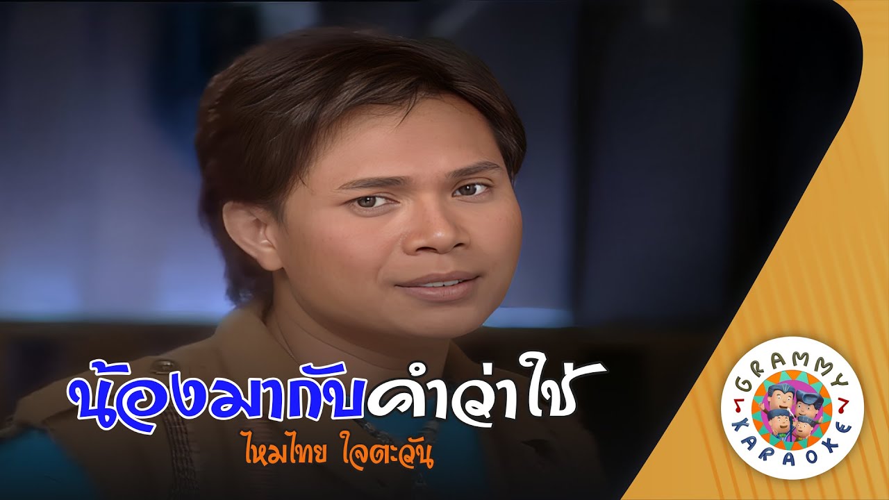 คาราโอเกะ น้องมากับคำว่าใช่ - ไหมไทย ใจตะวัน [ Original Karaoke ]