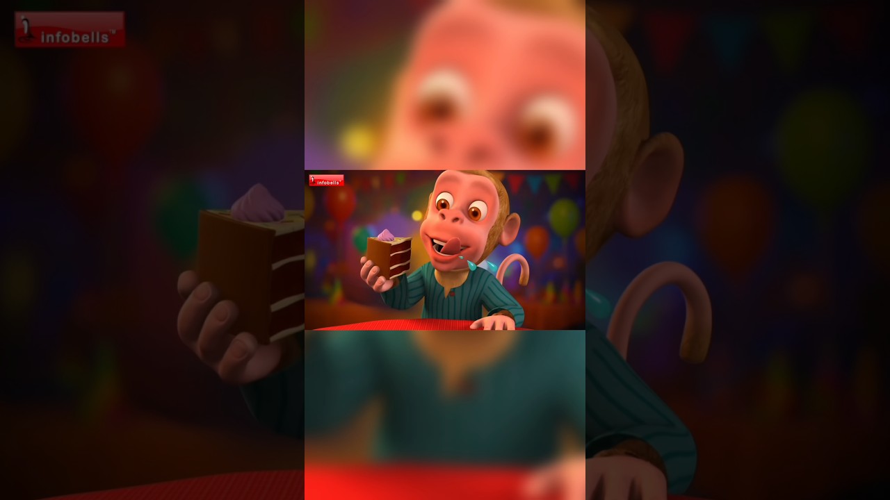 Bandar mama pen pajama cake 🎂 khane aye Bandar mama ka kurta 👕 bharan aur roe aur pachtae  