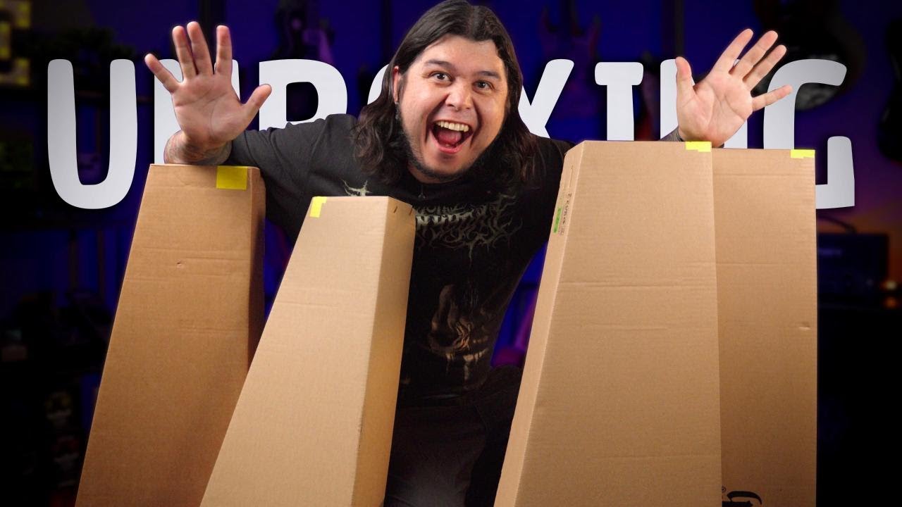 El Mayor UNBOXING en la Historia Del Canal / 😱 ¡4 GUITARRAS! 😱