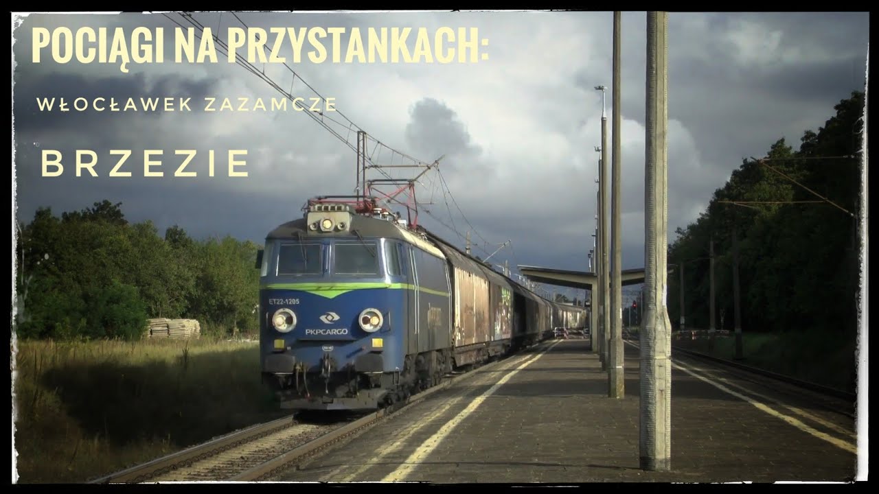 Pociągi na przystankach Włocławek Zazamcze i Brzezie