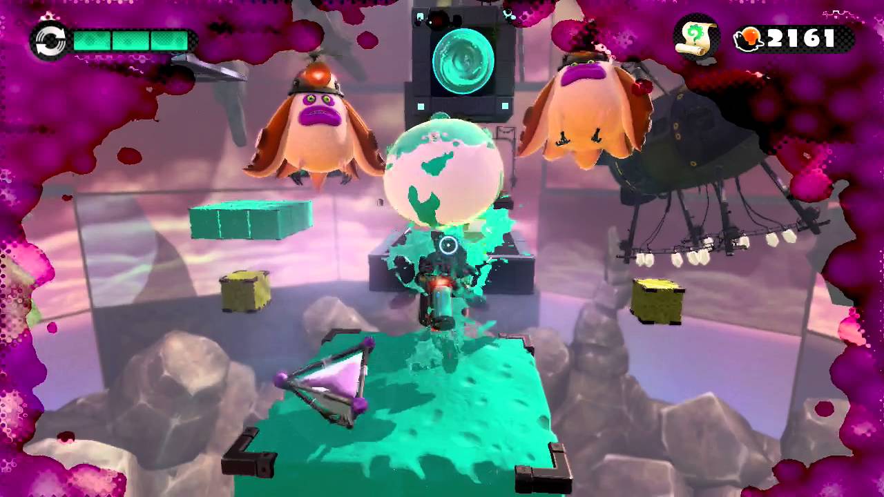 【720HD】スプラトゥーン(Splatoon) ヒーローモード、ジャイロオフ＆パワーアップなしでクリア　Part 27