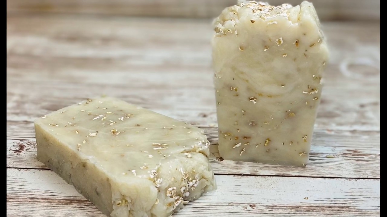 Making Hot Process Soap All natural Oatmeal Soap