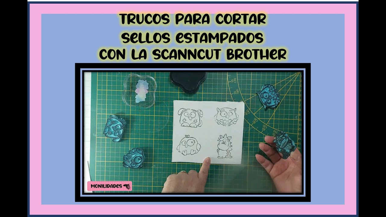 Как легко вырезать штампованные штампы с помощью ScanNCut Brother