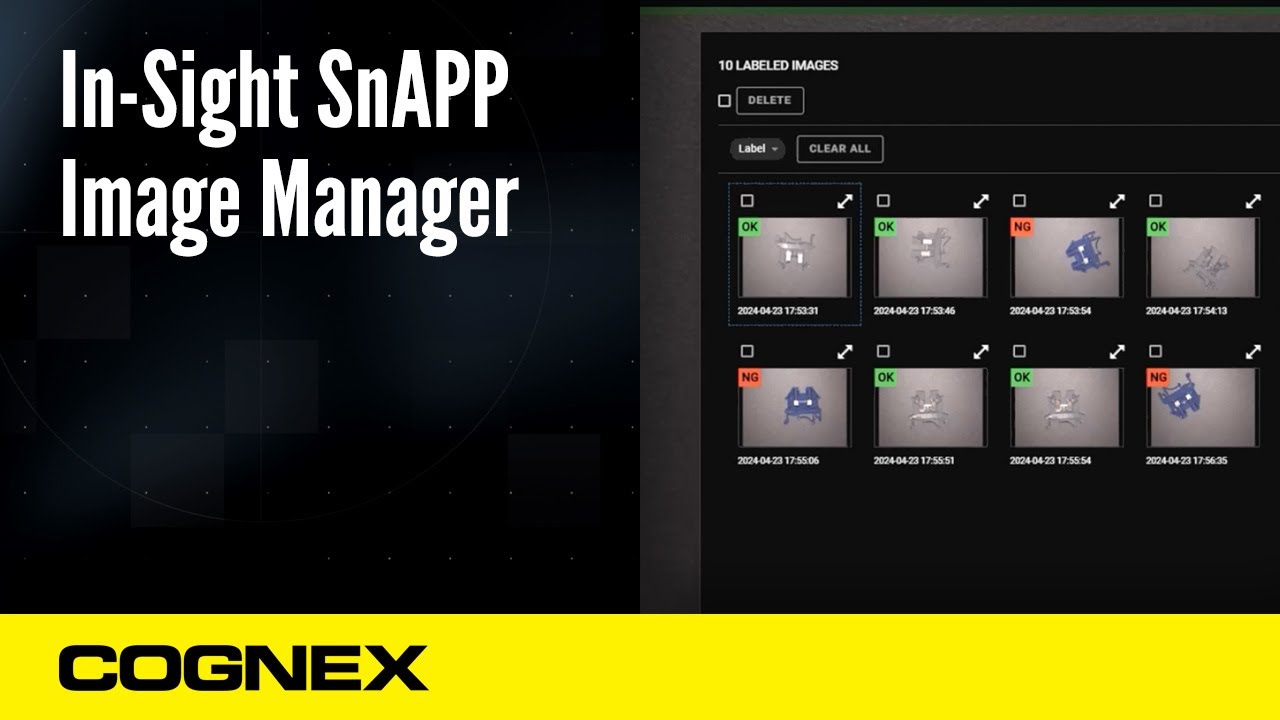 In-Sight SnAPP Sensor: Image Manager | Cognex Support