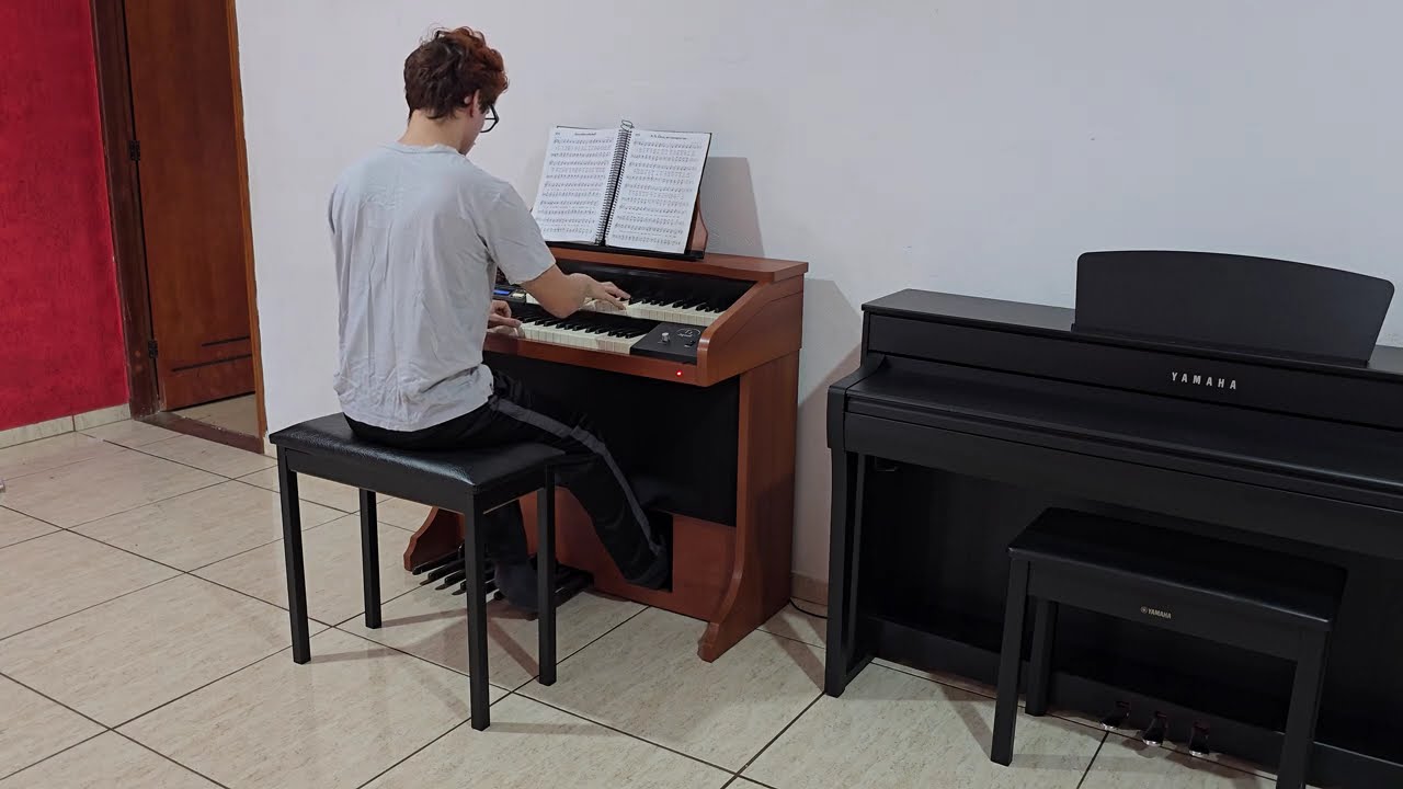 Hinário 5 - Culto - Hino 354 - Jerusalém celestial - Órgão Tokai T1 Spinet