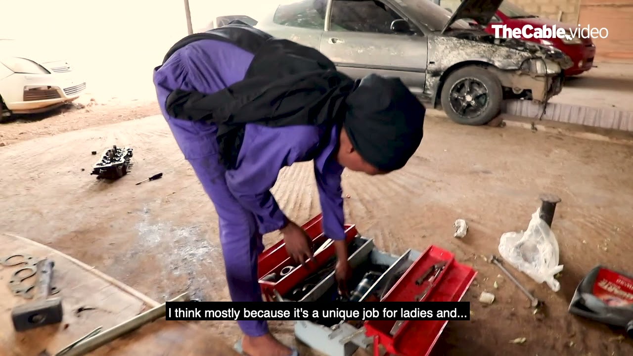 Inside the all-female mechanic workshop in Sokoto where undergraduates are working part-time