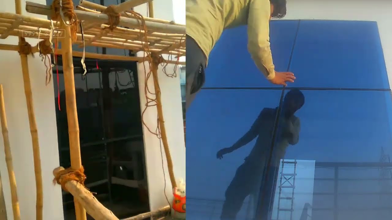 how to install Glass Glazing work full detailed video....?