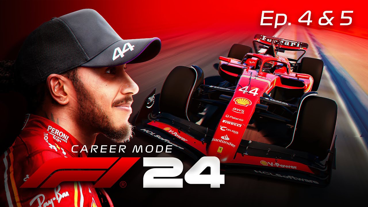 F1 24 Career Mode Lewis Hamilton FIRST WIN in YEARS? Episode 4 & 5