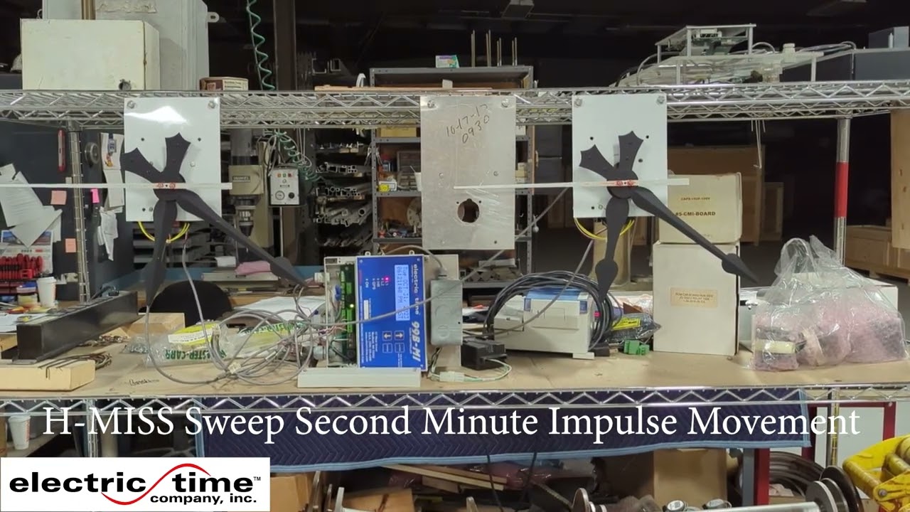 Sweep Second Hand Minute Impulse Monumental Clock Movement
