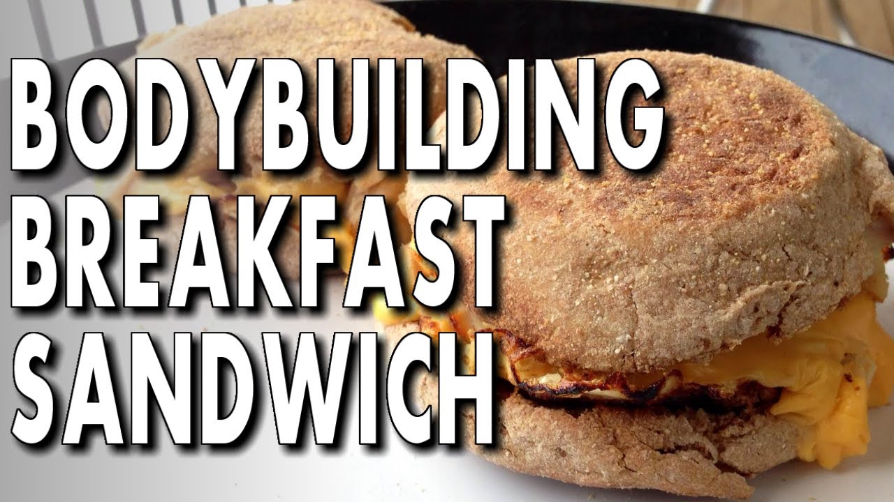 10 MINUTE BODYBUILDING BREAKFAST ► Egg & Chicken Sandwiches