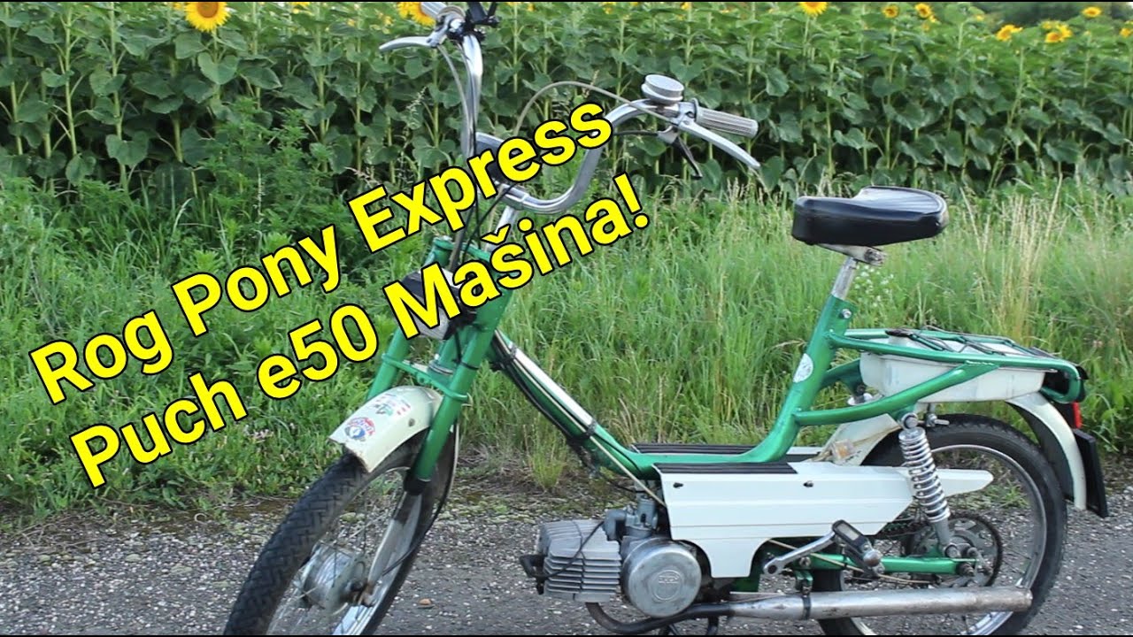 Rog Puch Pony Express - Mali moped velikog srca // Puch e50 engine