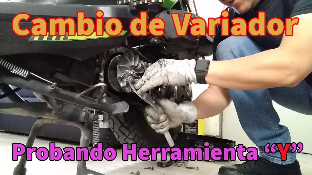 😎Cambio de Variador😎 Probando  Herramienta🛵