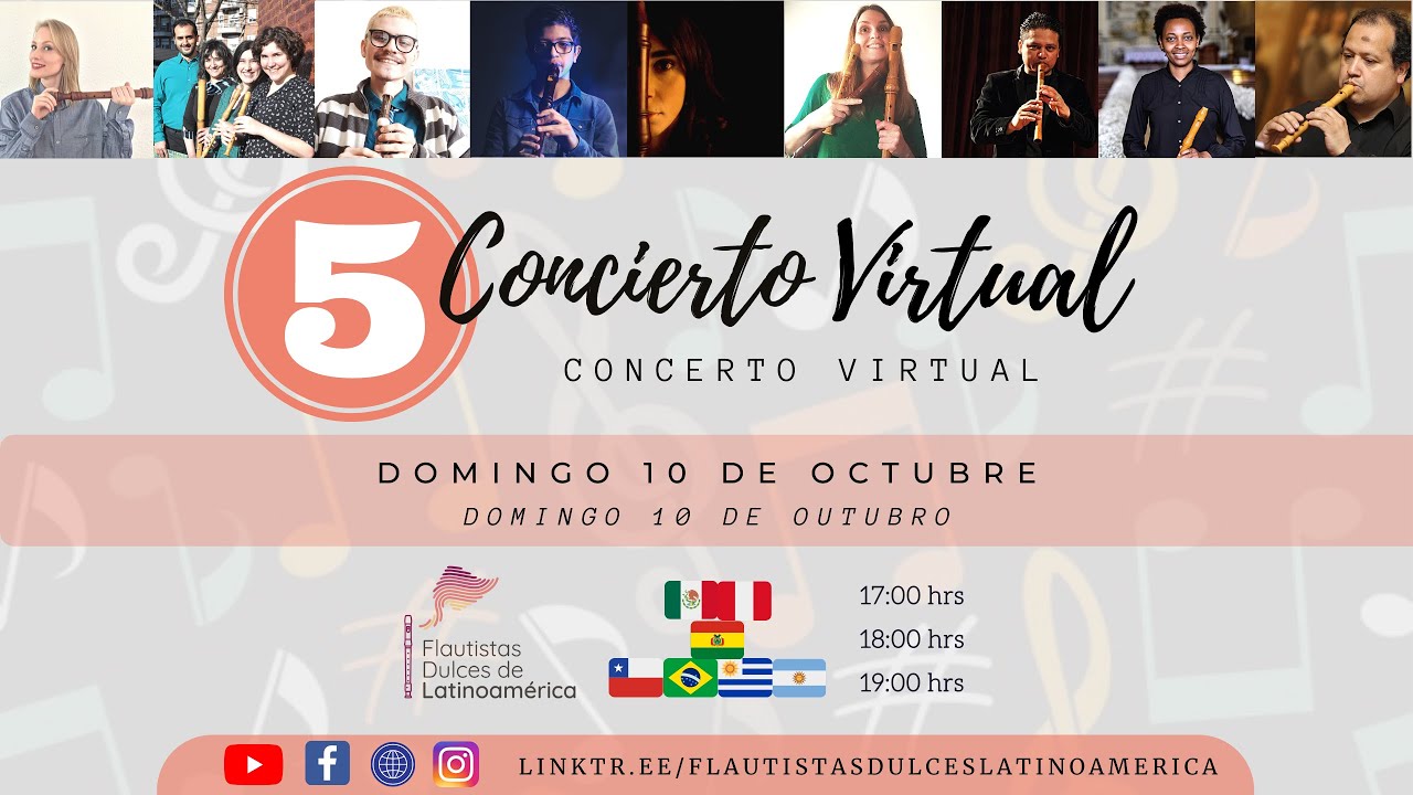 5to concierto de Flautistas dulces de Latinoamérica