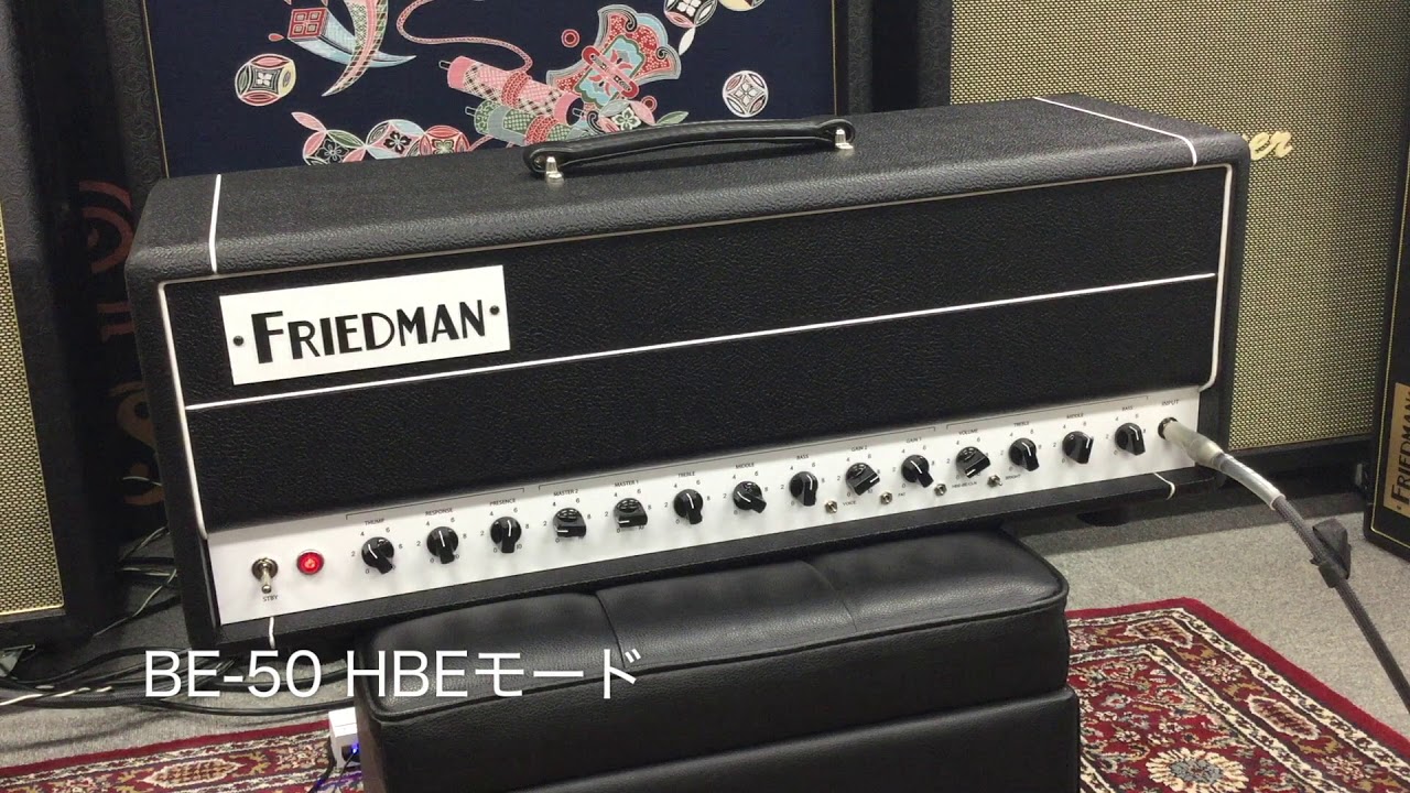 FRIEDMAN BE-50 DELUXE日本発上陸　試奏動画