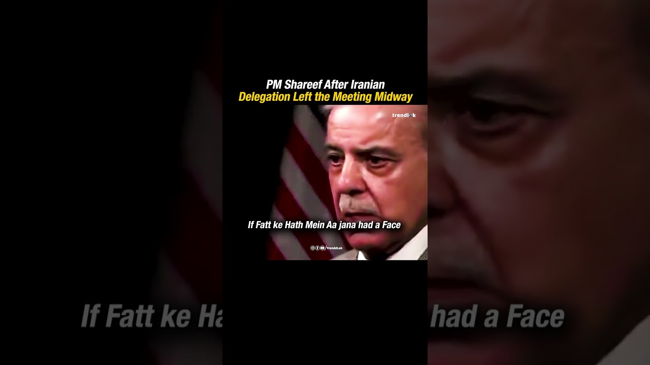 Shehbaz Sharif Shocked: Iranian Delegation Walks Out Of Peace Talks Midway After Trump's Warning!