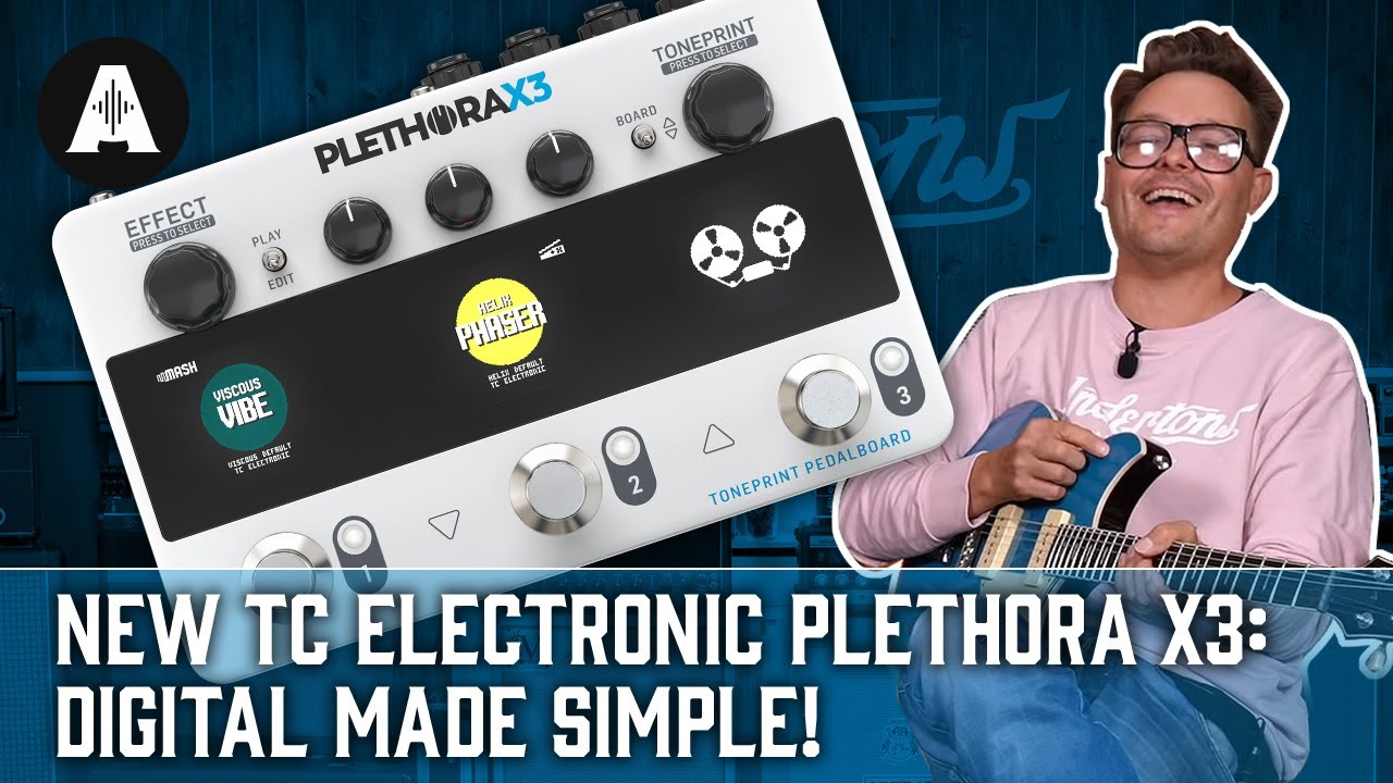 NEW TC Electronic Plethora X3 - Digital Multi-FX Made Simple... And Small!