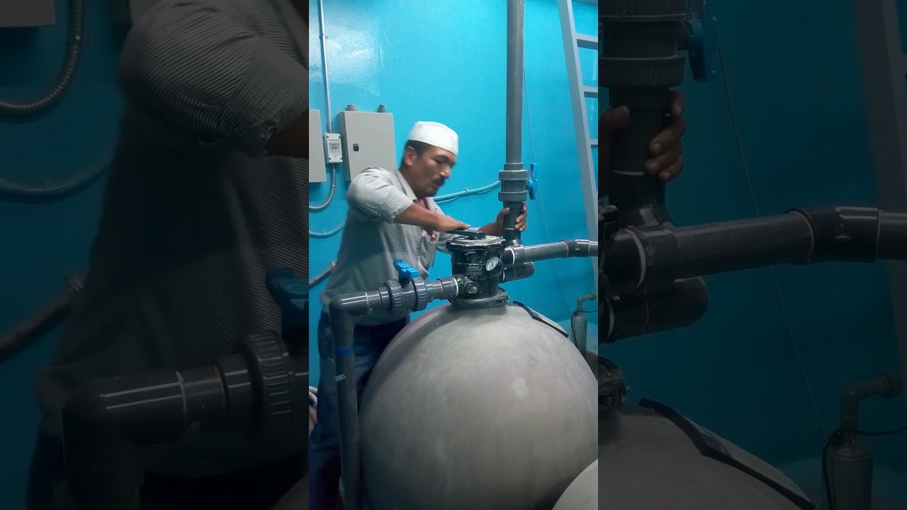 شرح غسيل فلاتر حمامات السباحه