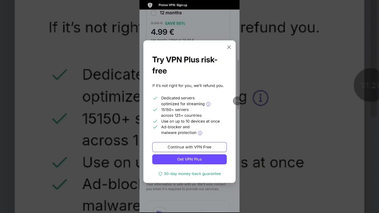 How to create Proton VPN account from your Phone | TV