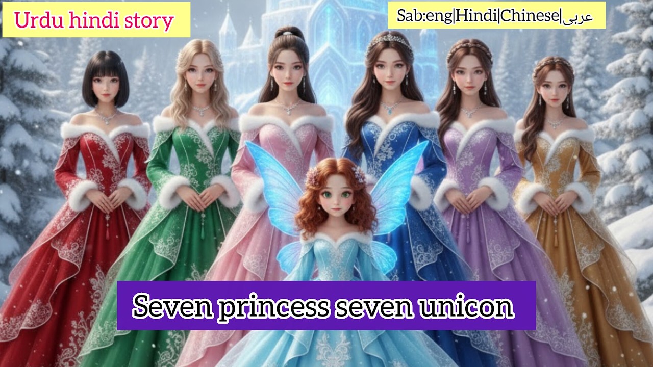Seven princess seven unicon #fairytalesstory #urdufairytales