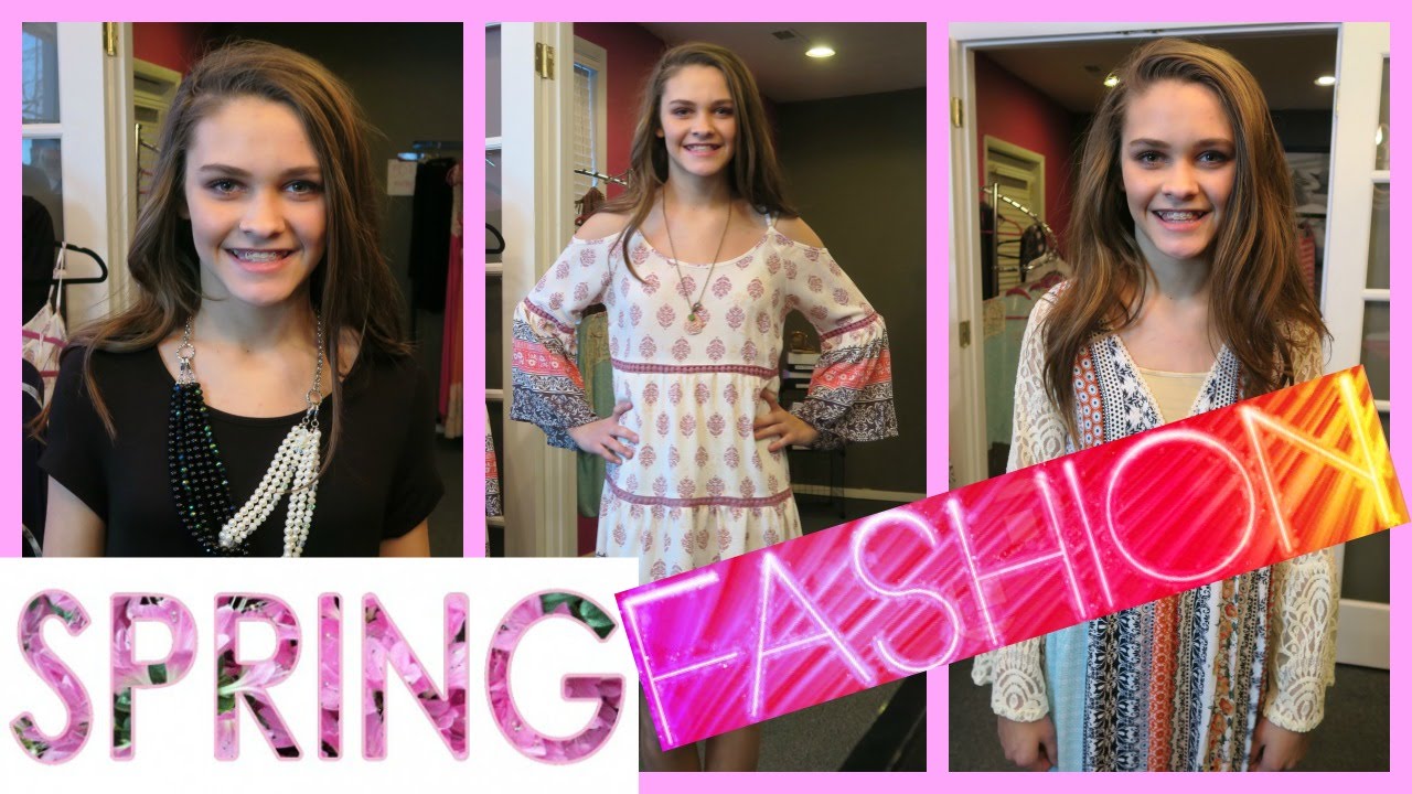 KIDS FASHION | SPRING STYLES! | Emma Marie's World