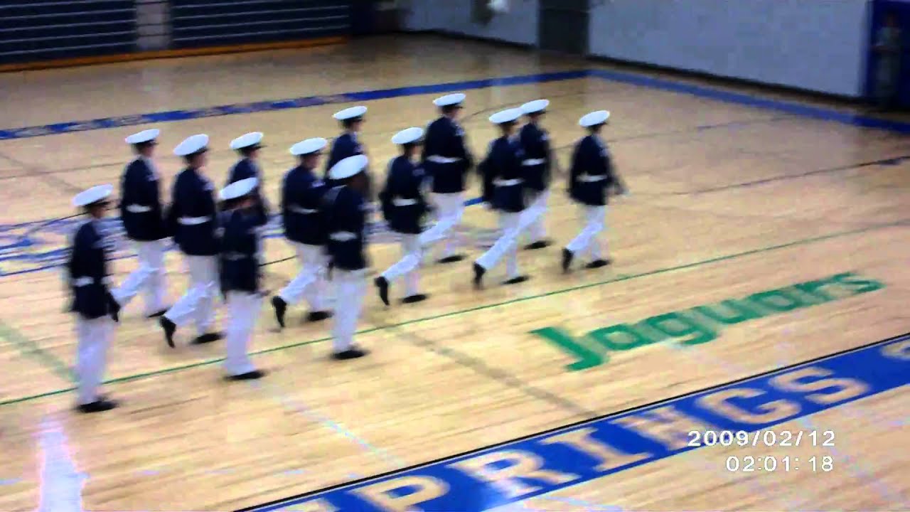 1st Place Unarmed Exhibition BWHS Mens Varsity Silent Sentry Drill Team 2011 Blue Springs drill meet