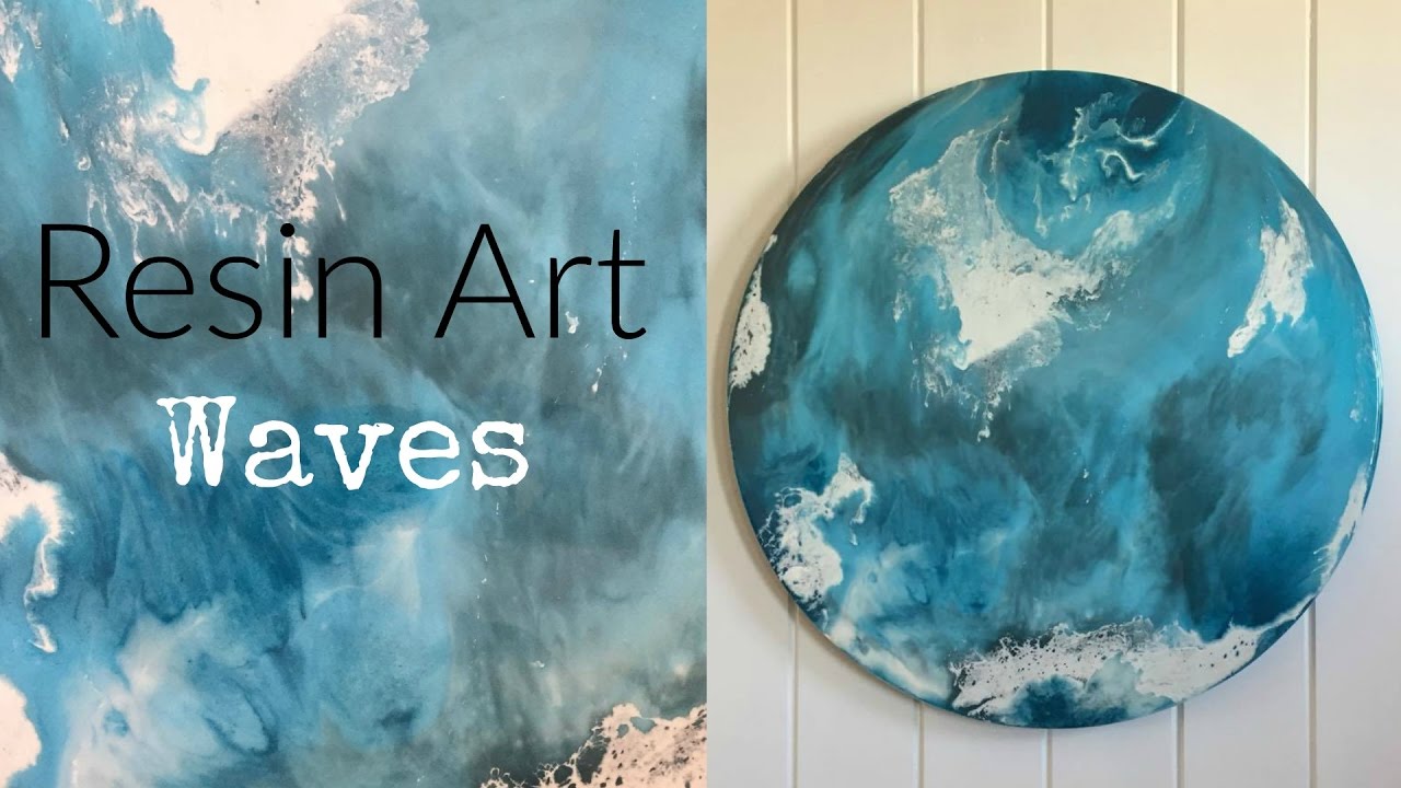 Resin Art (waves) dirty pour