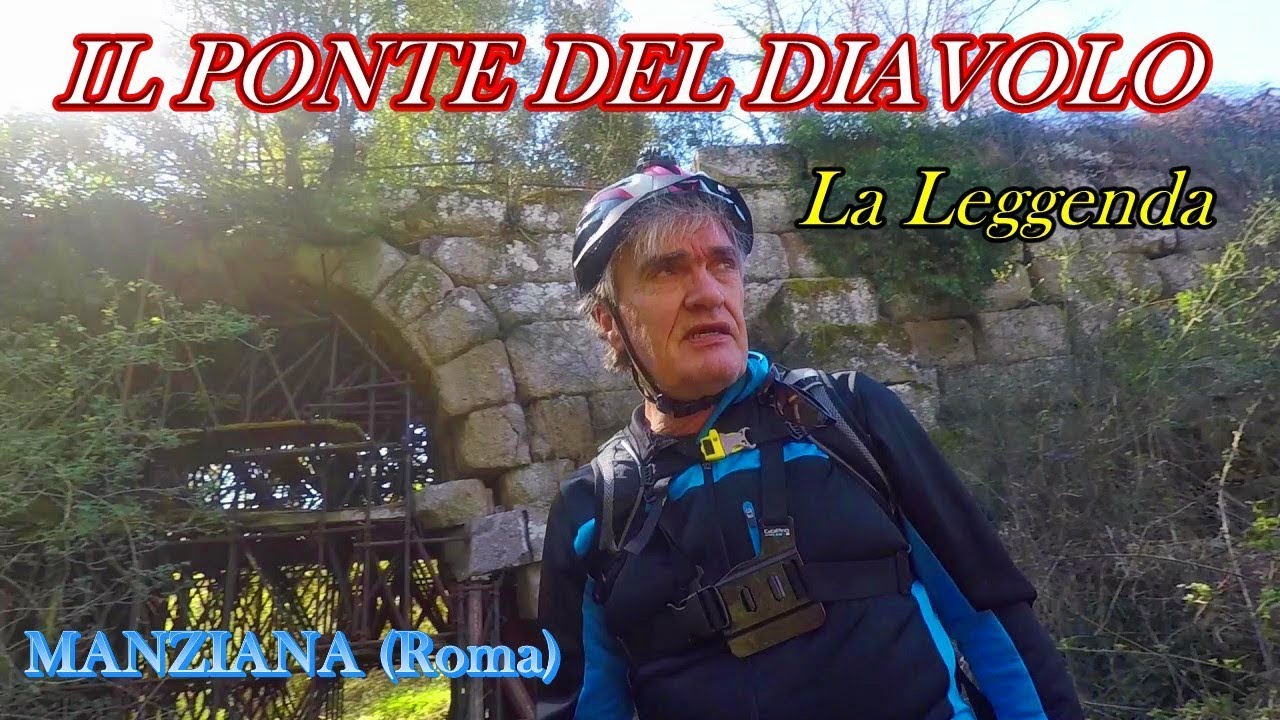 Manziana: Il Ponte del diavolo, la leggenda. Di Franco's Artist