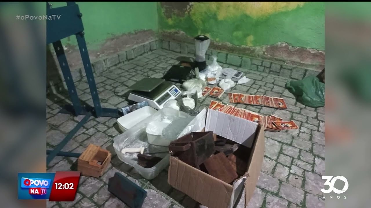 Polícia descobre laboratório de refino de cocaína e faz apreensão de pasta base - O Povo na TV
