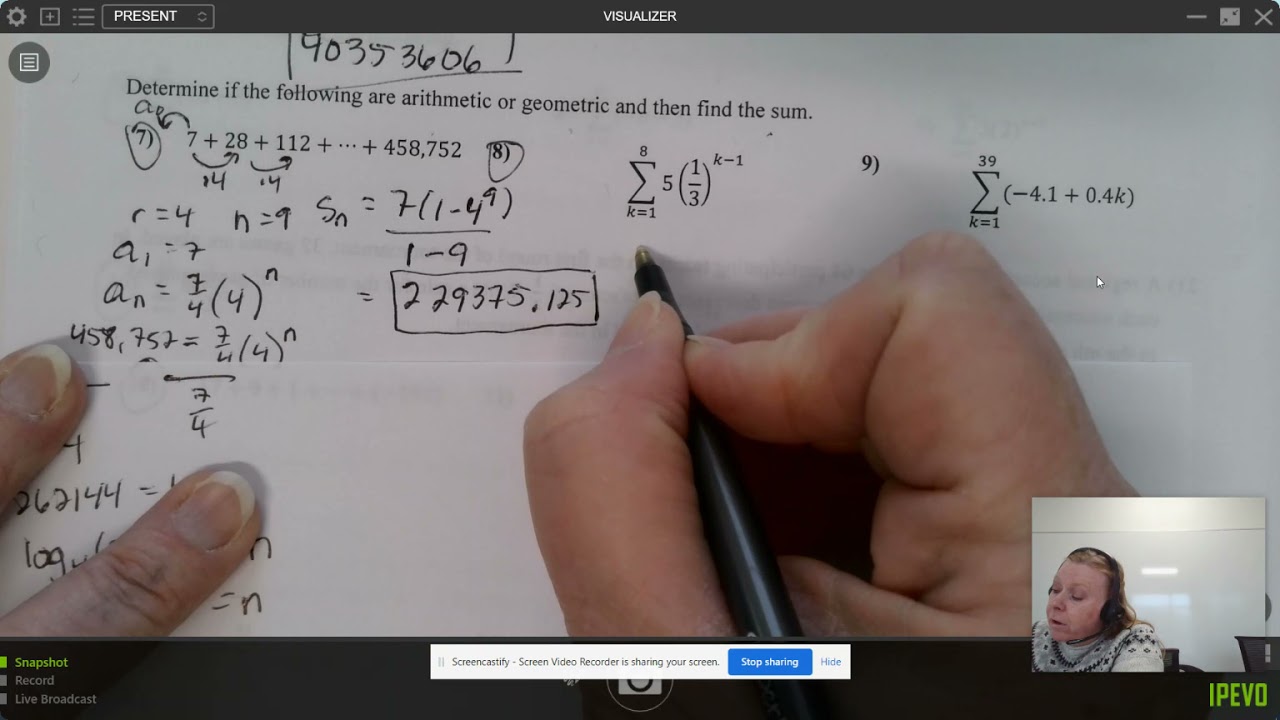 Finite Series Sec 3