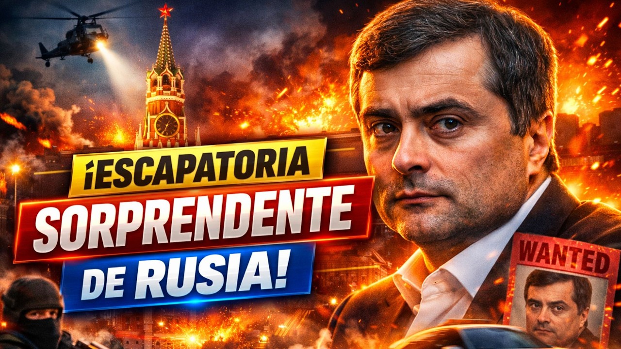 ¡EVACUACIÓN URGENTE desde el Kremlin! ¡El AMIGO de Putin HUYÓ de Rusia: Surkov BUSCADO!