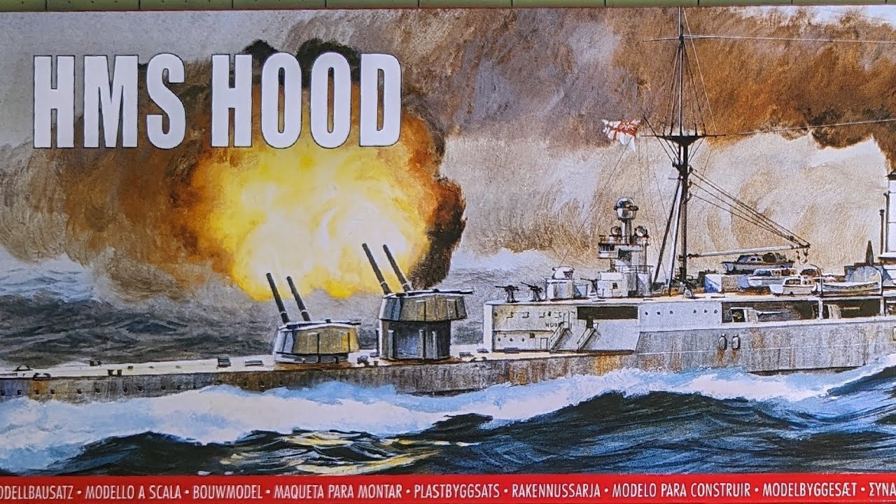 Part 2 HMS Hood 1:600 scale by Airfix