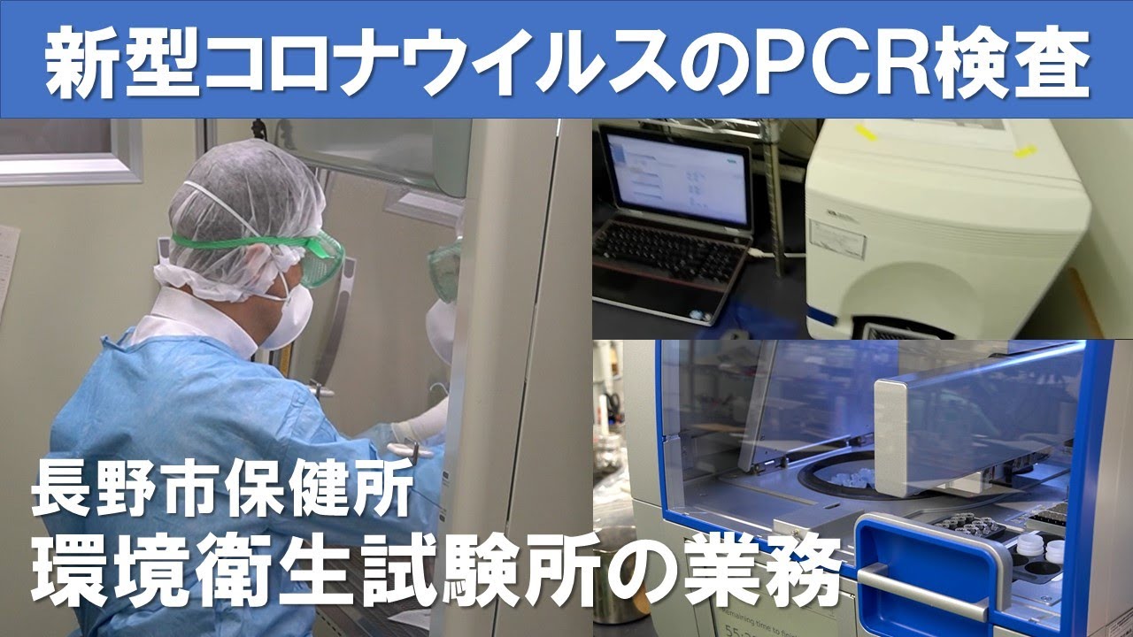 新型コロナウイルスのＰＣＲ検査（長野市保健所環境衛生試験所の業務）