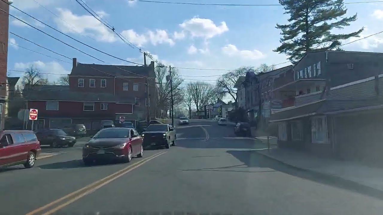 Driving from Belvedere to Phillipsburg, New Jersey