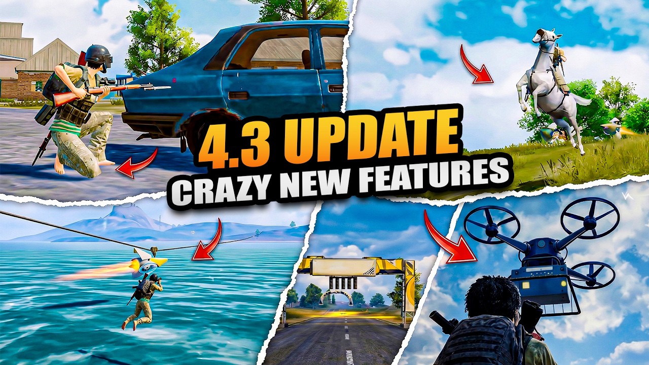 KRAFTON JUST ADDED NEW FEATURES IN BGMI 4.3 UPDATE 🔥 - BGMI LEAKS