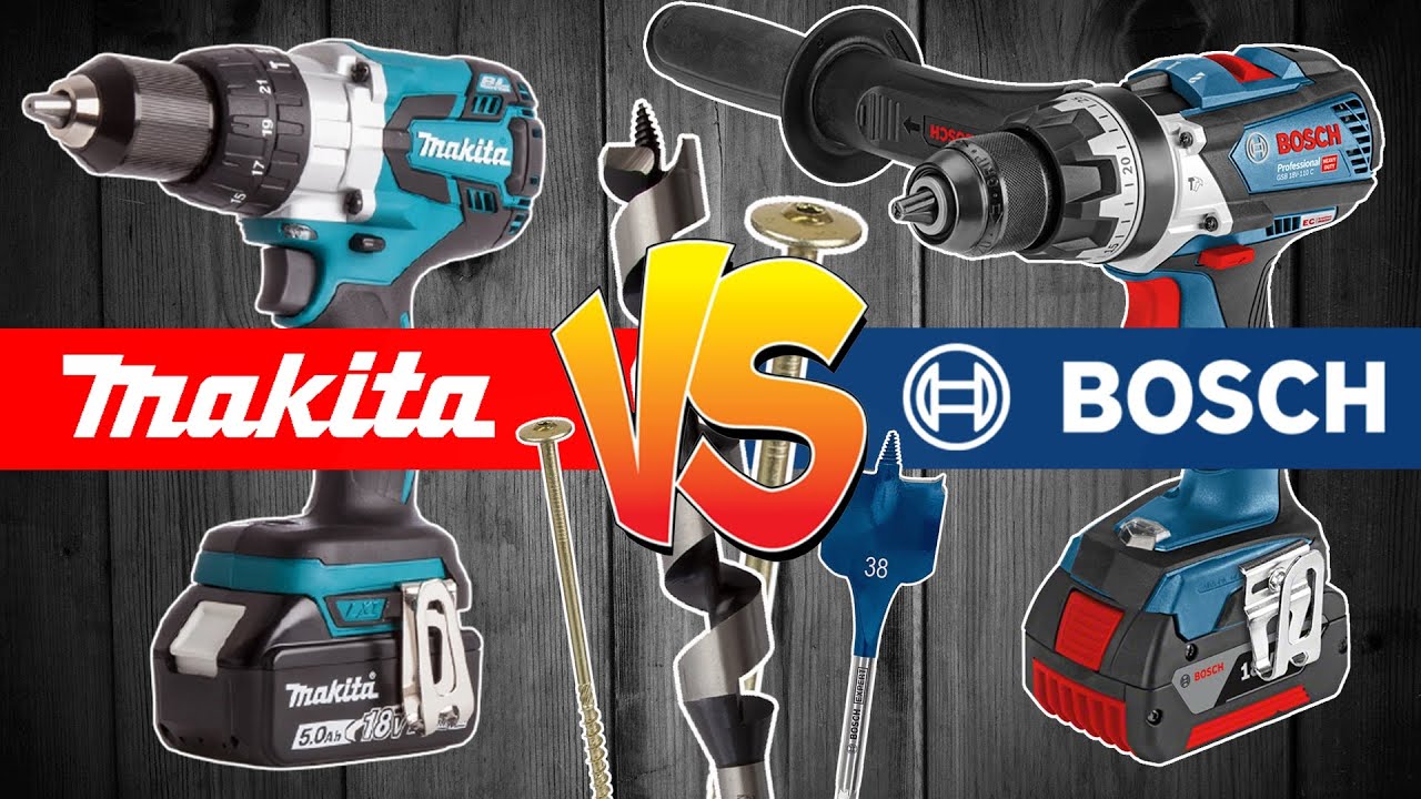 Bosch VS Makita! DDF481 VS GSB 18V-110C! Cea mai buna VS cea mai buna!