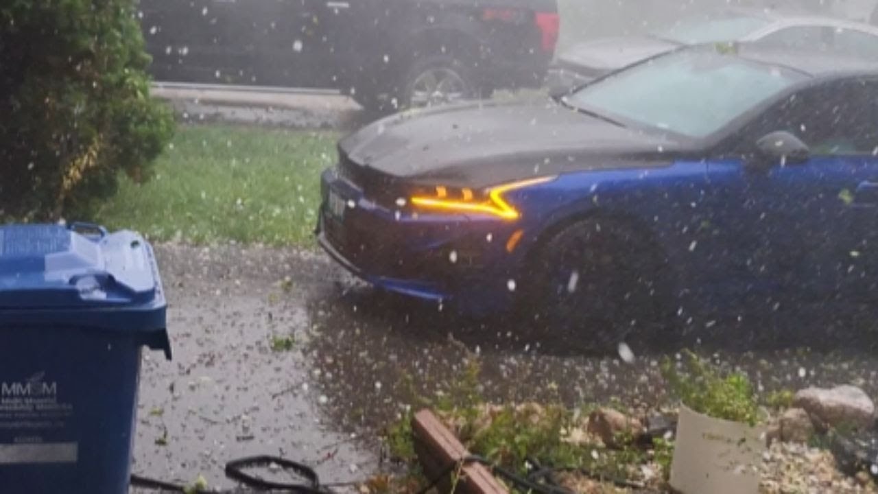 Hailstorm Damage in Winnipeg: A Scary Glimpse of Nature's Fury || WooGlobe
