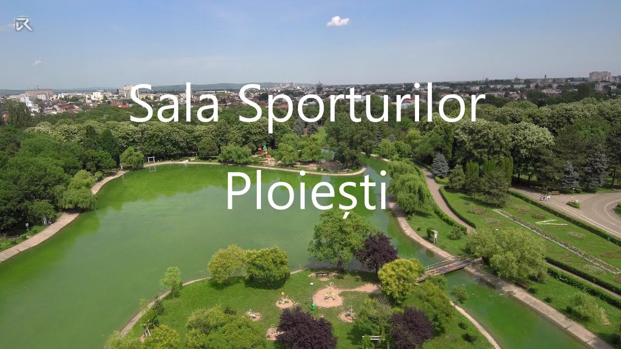 Sala Sporturilor Ploiesti filmare cu drona 4K