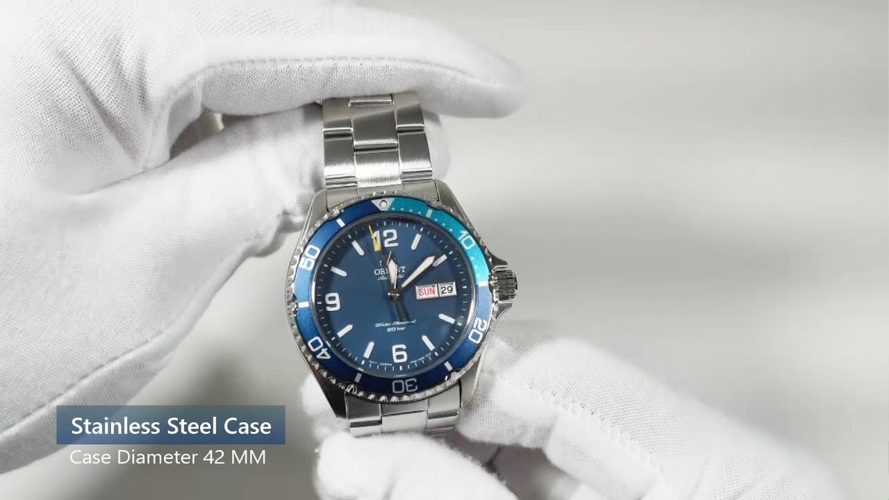Orient Mako 3 Blue Dial Reference RA-AA0818L19B