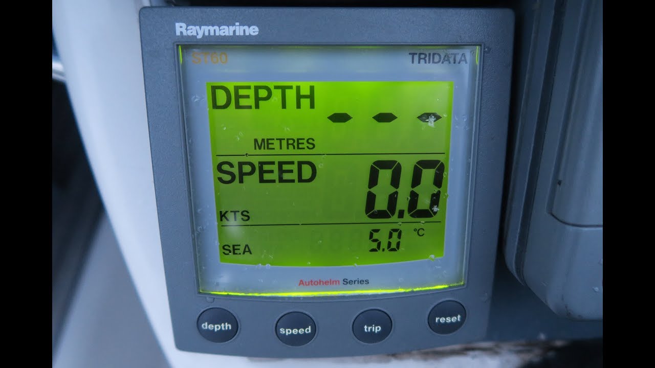 Raymarine ST60 Tridata — как исправить ошибку «Неправильная температура»