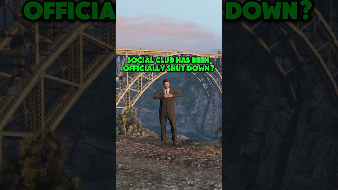 Rockstar officially shut down social club in GTA! #gtaonline #gta5online #gta5 #gta #gtav #gta6