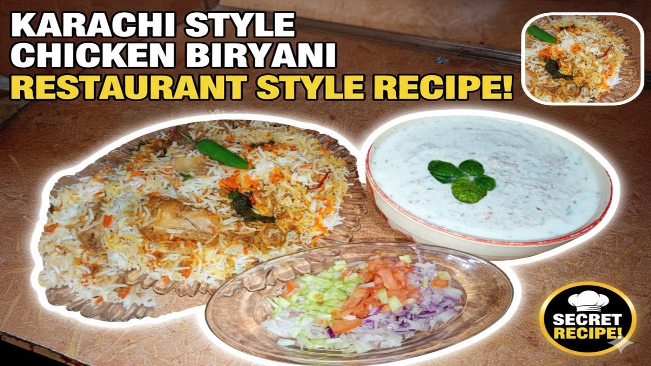 Chicken Biryani Recipe | Authentic Karachi Style Restaurant Chicken Biryani | Mom's Comfort Food