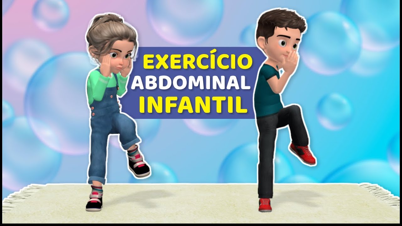EXERCÍCIO ABDOMINAL PARA CRIANÇAS - ROTINA DIÁRIA