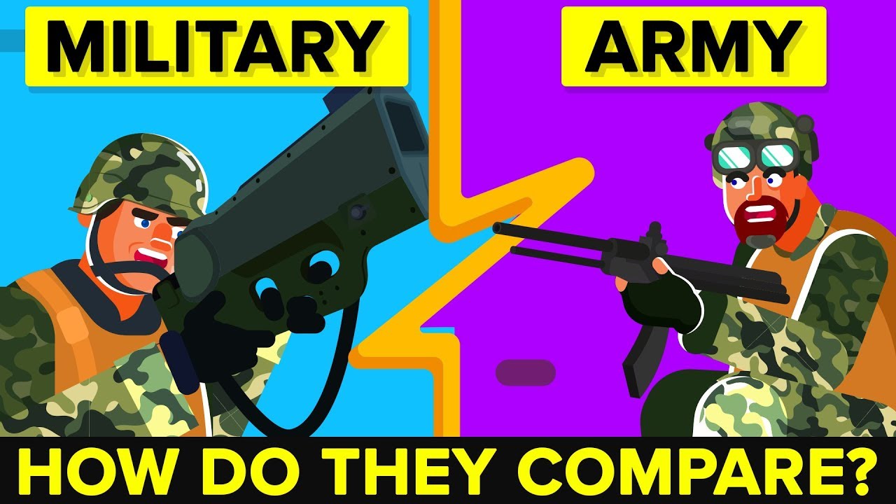 Army VS Military - How Do They Compare?