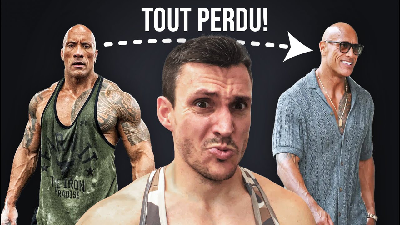 “The Rock” a perdu tous ses muscles…Et c’est grave pour lui.