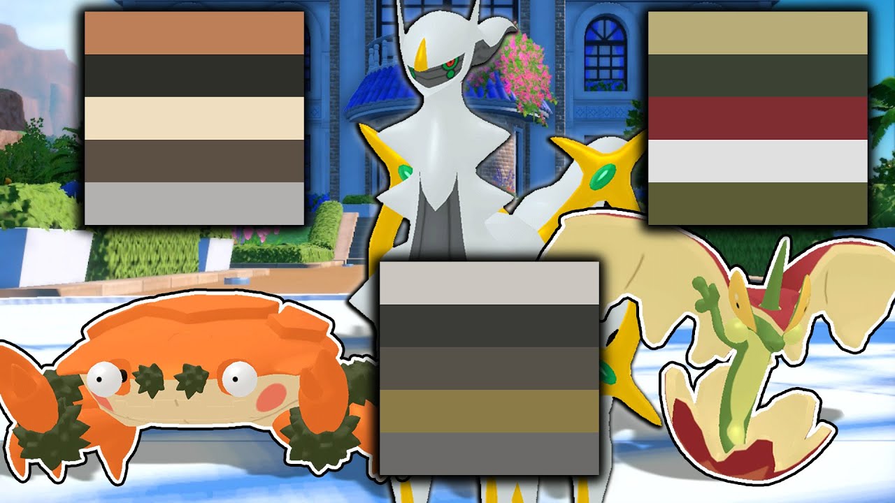 (V2) On Choisit Nos Pok&eacute;mon Uniquement en Fonction de Leur Palette de Couleurs ! 🎨✨