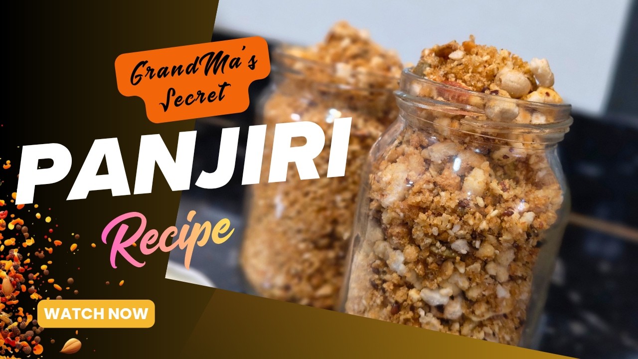 ✨ ULTIMATE HEALTHY PANJIRI ! 💪Boost Energy & Immunity Naturally 💯 Grandma's Secret Recipe!