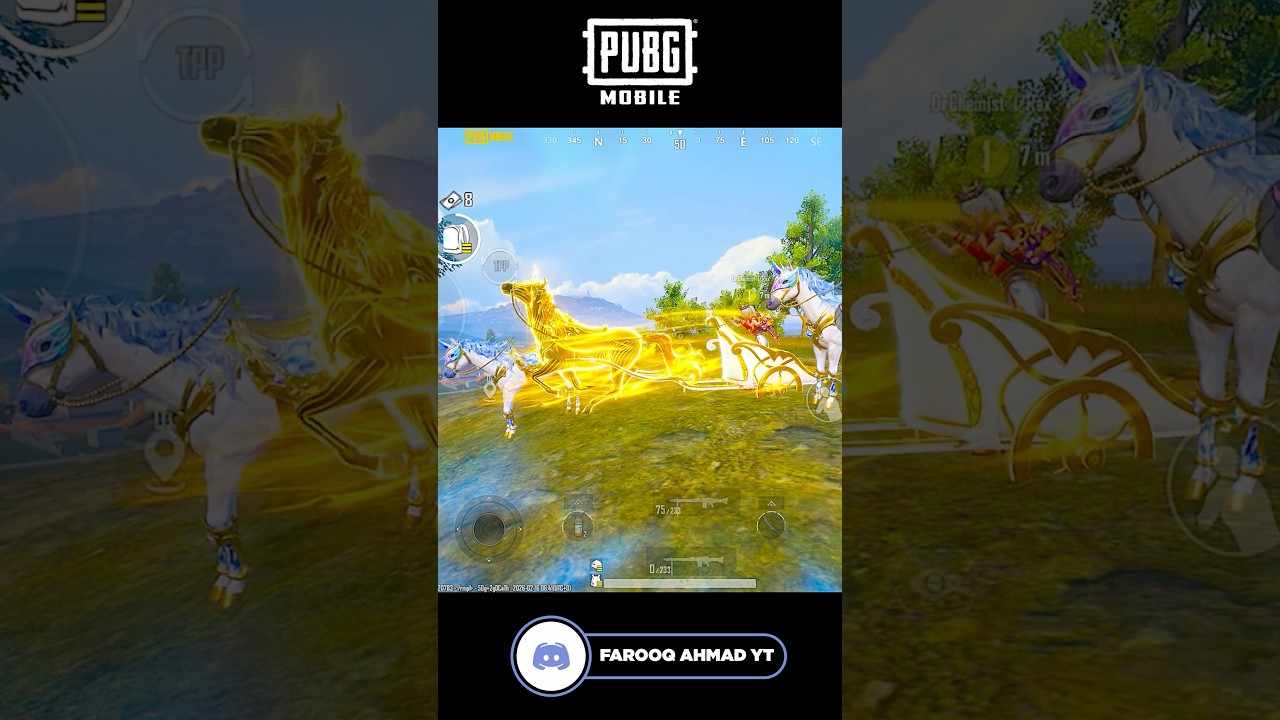Золотой Пегас - P90 - Лучший скин для оружия в @PUBGMOBILE #FarooqAhmadYT